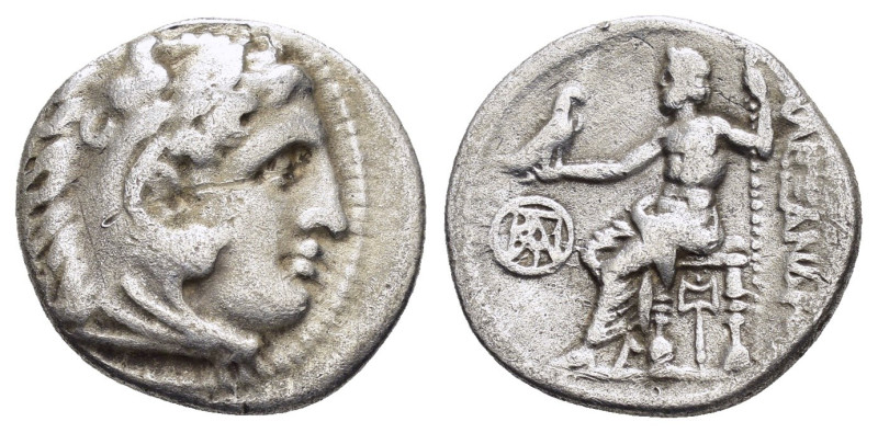 KINGS of MACEDON. Alexander III The Great.(336-323 BC).Miletos.Drachm.

Obv : He...