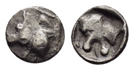ASIA MINOR.Uncertain.Ionia or Caria(?).(Circa 500-450 BC).Obol.

Condition : Good very fine.

Weight : 0.34 gr
Diameter : 7 mm