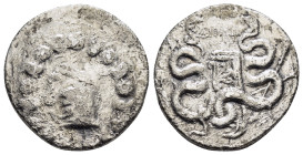 MYSIA. Pergamon.(Circa 166-67 BC).Cistophorus.

Condition : Good very fine.

Weight : 11.05 gr
Diameter : 25 mm