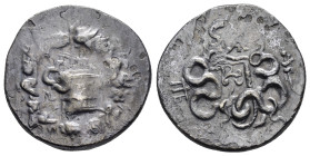 MYSIA. Pergamon. (Circa 166-67 BC).Cistophor.

Condition : Good very fine.

Weight : 11.66 gr
Diameter : 26 mm
