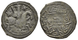 SELJUQ of RUM.Kaykhusraw I.1st Reign.(1192-1196).NM & ND.Ae.

Obv : Horseman right, holding sword.

Rev : Arabic legend.
Album 1202.

Condition : Good...