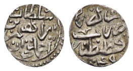 OTTOMAN.Ibrahim I.(1640-1648).Qustantiniya.1049 AH.Akce.

Obv : Arabic legend.

Rev : Arabic legend and date.

Weight : 0.3 gr
Diameter : 10 mm