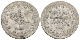 ISLAMIC.Ottoman Empire.Abdülaziz.(1861-1876).20 Qurush.

Condition : Good very fine.

Weight : 23.65 gr
Diameter : 36 mm