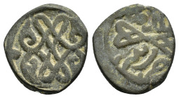 OTTOMAN.Anonymous.Tire Mint.No Date.AE mangir.

Obv : Ornament.

Rev : Arabic legend and ornament.
Olcer 353.

Weight : 2.4 gr
Diameter : 18 mm