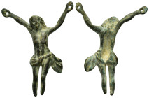 ANCIENT BYZANTINE BRONZE JESUS FIGURINE.(7th-8th).Ae.

Condition : Good very fine.

Weight : 13.96 gr
Diameter : 49 mm