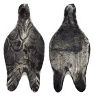 ANCIENT ROMAN SILVER EAGLE FIGURINE.(1st-2nd century).Ar.

Condition : Good very fine.

Weight : 0.98 gr
Diameter : 16 mm