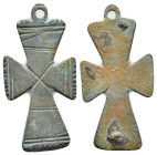 BYZANTINE EMPIRE.Cross.(8th-10th century).Ae.

Condition : Good very fine.

Weight : 12.2 gr
Diameter : 56 mm