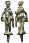 ANCIENT ROMAN BRONZE NAKED MALE FIGURINE.(1st - 2nd Century).Ae.

Condition : Good very fine.

Weight : 87.8 gr
Diameter : 96 mm
