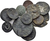 ANCIENT BRONZE COINS.SOLD AS SEEN.NO RETURN.