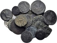 ANCIENT BRONZE COINS.SOLD AS SEEN.NO RETURN.