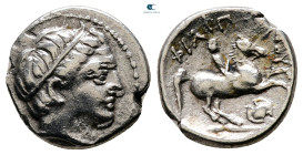 Kings of Macedon. Uncertain mint. Philip II of Macedon 359-336 BC. 1/5 Tetradrachm AR