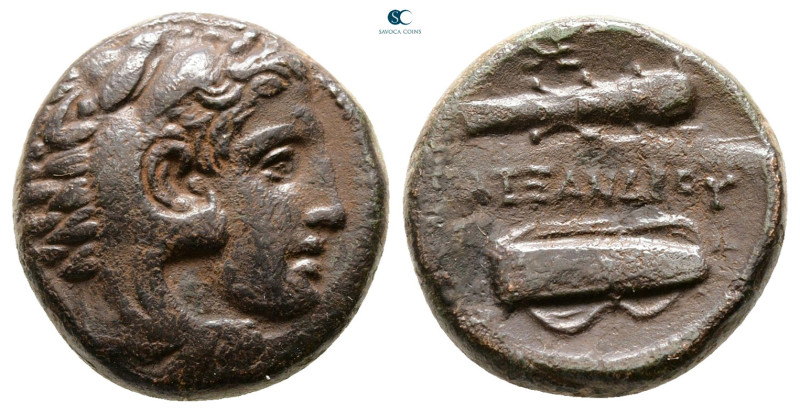 Kings of Macedon. Uncertain mint. Alexander III "the Great" 336-323 BC. 
Bronze...