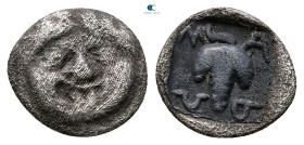 Thrace. Maroneia circa 398-385 BC. Obol AR