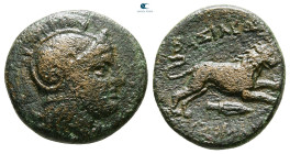 Kings of Thrace. Uncertain mint in Thrace, possibly Lysimacheia. Macedonian. Lysimachos 305-281 BC. Bronze Æ