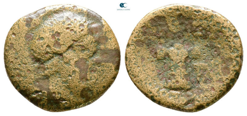Kings of Thrace. Kainian. Mostis 139-101 BC. 
Bronze Æ

17 mm, 3,59 g



...