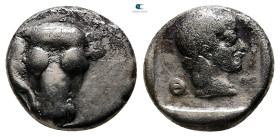 Phokis. Federal Coinage circa 485-480 BC. Triobol AR