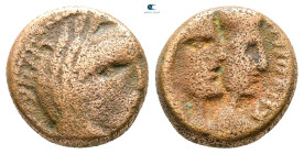 Nabataean Kingdom. Petra. Aretas IV, with Shaqilat 9 BC-AD 40. Bronze Æ