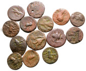 Lot of ca. 15 kushan bronze coins / SOLD AS SEEN, NO RETURN!Good Fine