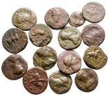 Lot of ca. 15 kushan bronze coins / SOLD AS SEEN, NO RETURN!Good Fine