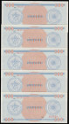 Cube Foreign Exchange Certificates 500 Pesos C PFX18 Unc (Equivalent $500) (5) Unc