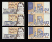 Ireland Republic Of Central Bank 5 pounds (5 ) Catherine McAuley (founder of the Sisters of Mercy) at right reverse Three children in a classroom date...