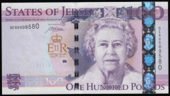 Jersey 100 Pounds QWII Diamond Jubilee 19852 - 2012 QW60009580 Unc