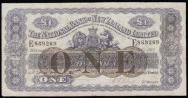 New Zealand, The National Bank of New Zealand LTD 1 Pound 1st July 1929 Pick S317 Very Good