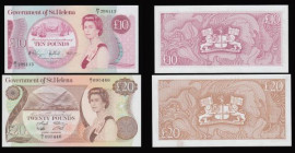 Saint Helena (5) 50p V/1 186045 Pick 5, &pound;1 A/1 337743 signature 2 (1981) Pick 9, &pound;5 (1976) correct spelling ANGLIAE Pick 7b, &pound;10 198...