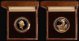 Britannia Gold &pound;100 1987 Gold One Ounce S.BGF1 Proof FDC in the Royal Mint box of issue with certificate