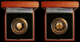 Fifty Pence 2007 100 Years of Scouting S.H17 Gold Proof, the reverse with some small spots, FDC/nFDC in the Royal Mint box of issue with certificate