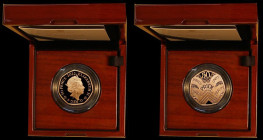 Fifty Pence 2022 50 Years of Pride Gold Proof Piedfort S.H107 nFDC, the obverse with a hint of toning, in the Royal Mint box of issue with certificate...