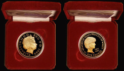 Five Pound Crown 1999 Diana Memorial Gold Proof S.L6 nFDC with a contact mark on the obverse and hints of toning and with minor hairlines in the field...