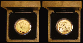 Five Pounds Gold 1987U S.SE5 UNC and fully lustrous, in the Royal Mint box of issue, no certificate