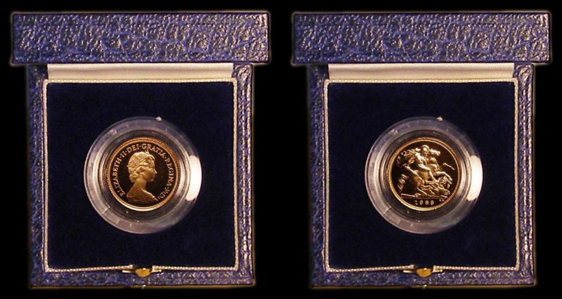 Half Sovereign 1983 Proof S.SB1, Marsh 544B, FDC in the Royal Mint box of issue ...