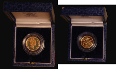 Half Sovereign 1986 Proof S.SB2, Marsh 544E, nFDC with a hint of light tone, in the Royal Mint box of issue with certificate