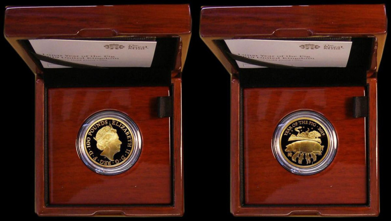 One Hundred Pounds 2019 - Shengxiao Collection - Chinese Lunar Year of the Pig, ...