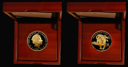 One Hundred Pounds 2022 - Shengxiao Collection - Chinese Lunar Year of the Tiger One Ounce Gold Proof S.CLCG9 FDC in the Royal Mint box of issue with ...