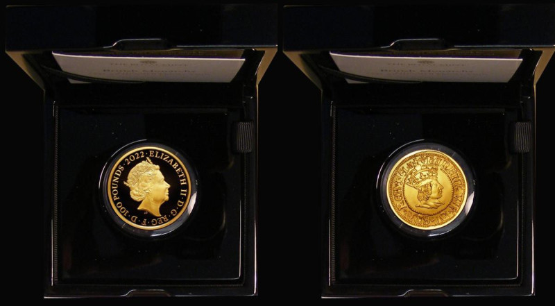 One Hundred Pounds 2022 British Monarchs - Henry VII, One Ounce S.BMGA1, Gold Pr...