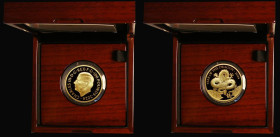 One Hundred Pounds 2024 - Shengxiao Collection - Chinese Lunar Year of the Dragon, One Ounce Gold Proof FDC in the Royal Mint box of issue with certif...