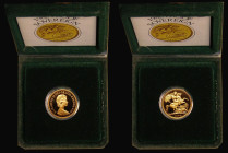 Sovereign 1980 S.SC1, Marsh 311A Proof nFDC with some toning, in the Royal Mint soft case of issue with certificate