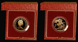Sovereign 1983 Proof S.SC1, Marsh 313B FDC in the Royal Mint box of issue with certificate