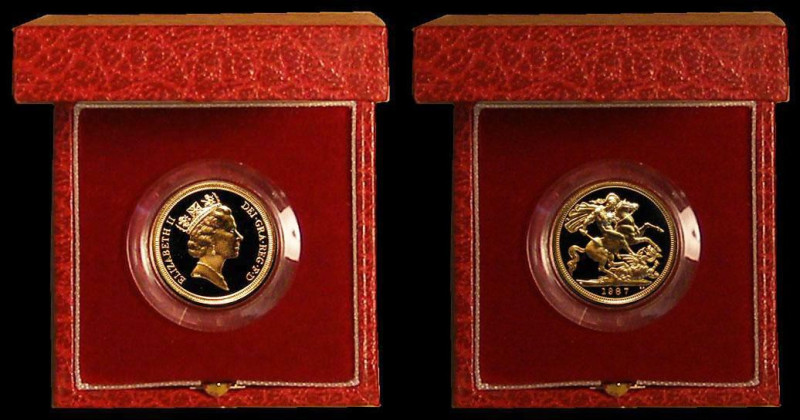 Sovereign 1987 S.SC2, Marsh 313F Proof nFDC with a hint of toning