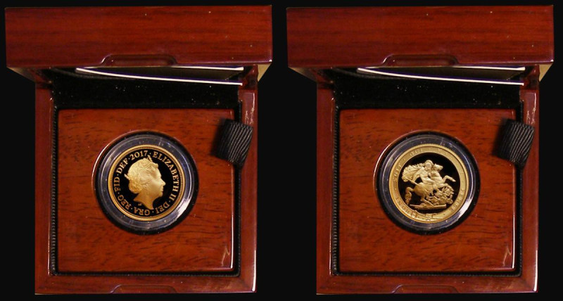 Sovereign 2017 Reverse: George and the Dragon within the Order of the Garter Pro...