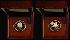 Sovereign 2020 200th Anniversary of the Death of George III, with the George III cypher to the left of the date, S.SC16 in the Royal Mint box of issue...