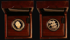 Sovereign 2021 Queen Elizabeth II 95th Birthday, with 95 in crown Privy Mark Gold Proof S.SC9M, Marsh 362, FDC/nFDC the reverse with some small tone s...