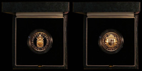 Two Pounds 1989 500th Anniversary of the Gold Sovereign S.SD3, Marsh T56, Gold Proof FDC in the Royal Mint green box of issue with certificate