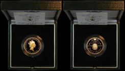 Two Pounds 1994 Tercentenary of the Bank of England S.K4 Gold Proof nFDC with light toning in places, in the Royal Mint box of issue with certificate