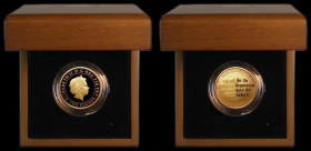 Two Pounds 2011 400th Anniversary of the King James Bible Gold Proof S.K28 some very minor toning on the obverse, nFDC/FDC in the Royal Mint box of is...