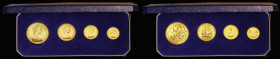 Bahamas Gold Proof Set 1967 Adoption of the New Constitution KM#PS1 a 4-coin set comprising 100 Dollars 1967 KM#14, 50 Dollars 1967 KM#13, 20 Dollars ...