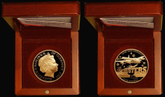 Guernsey Five Pounds 2013 70th Anniversary of the Dambusters Gold Proof FDC in the box of issue with certificate